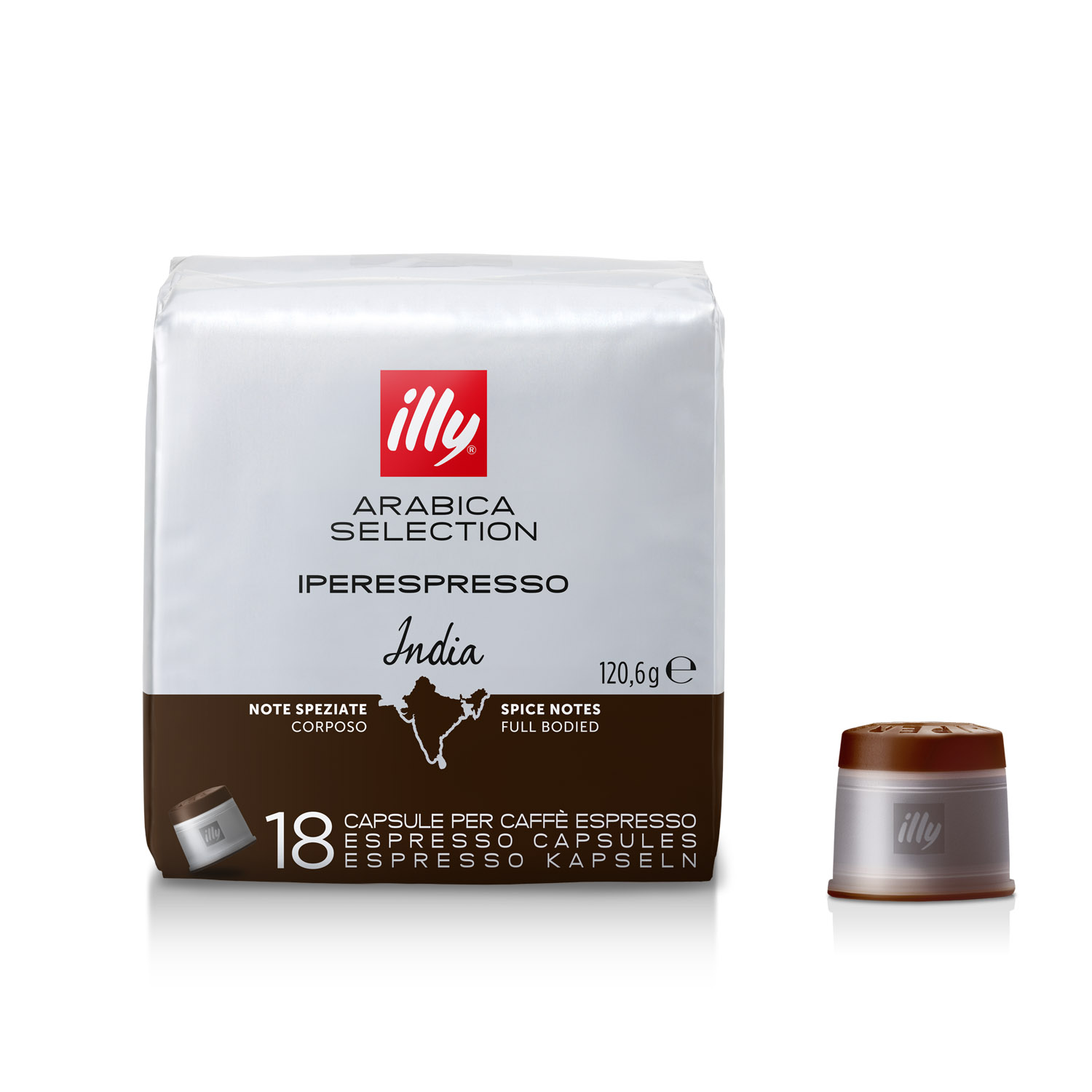 Illy Iperespresso Arabica Selection India - 108 Cups für 108 Tassen Kaffee