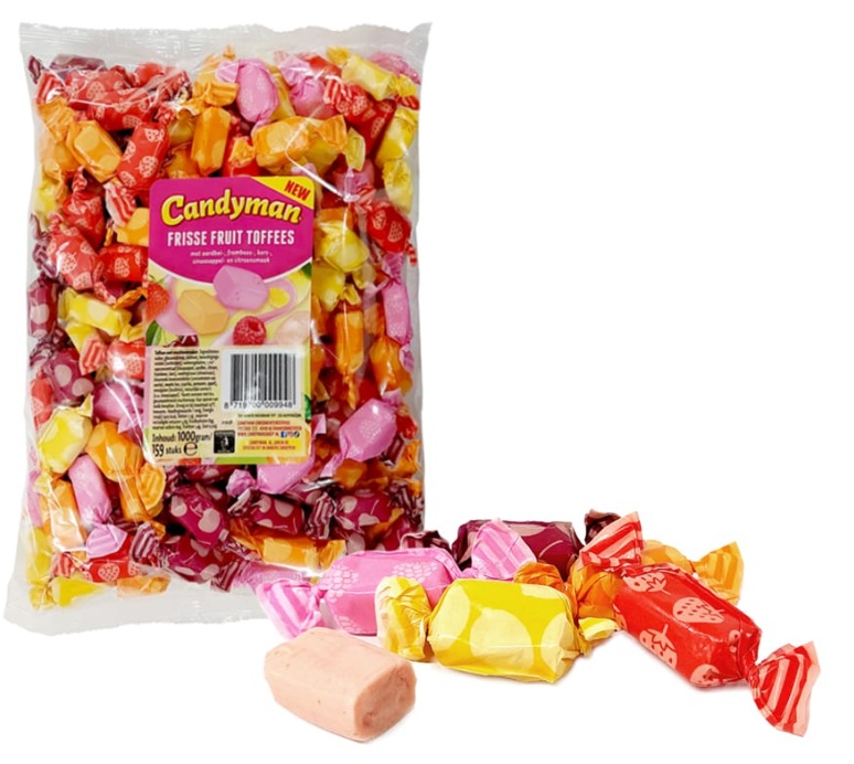 Candyman Frisse Fruit Toffees