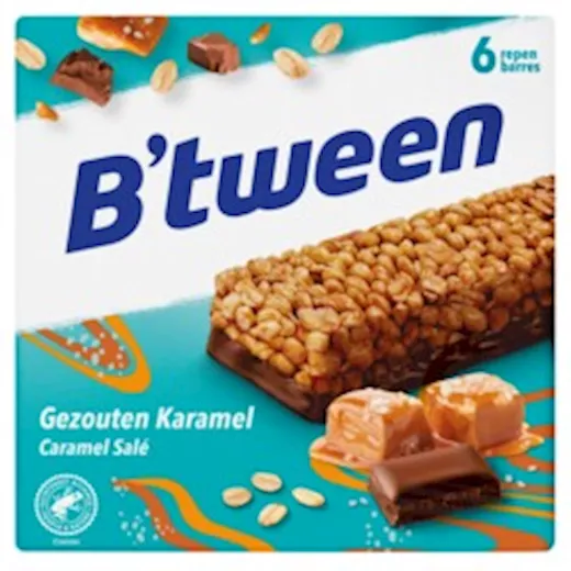 Hero B'Tween Gezouten Karamel (10 x 6 x 25g)