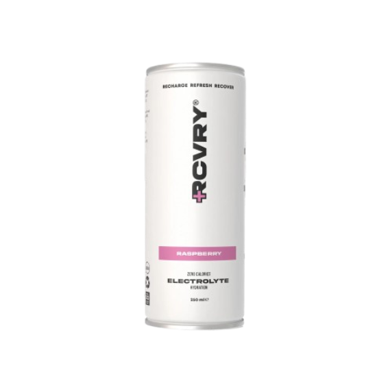 RCVRY Electrolyte Hydration Raspberry (12 x 0,25 Liter Dosen NL)