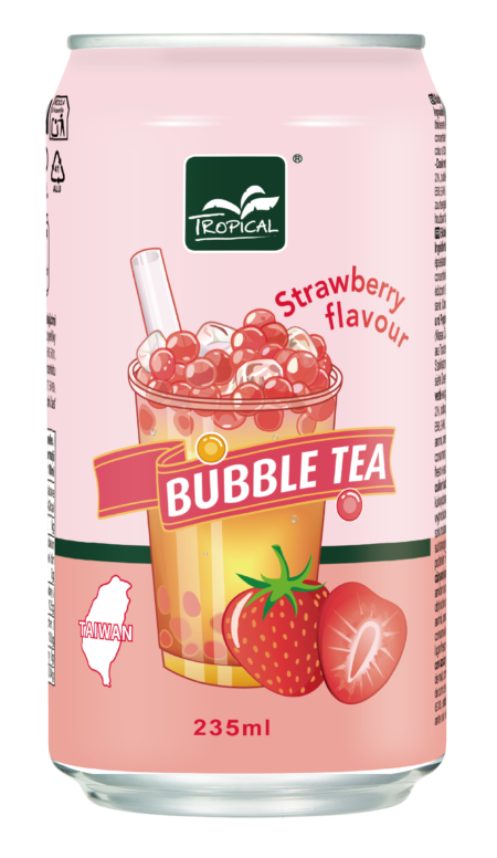 Tropical Bubble Tea Strawberry (24 x 0,235 Liter blik)