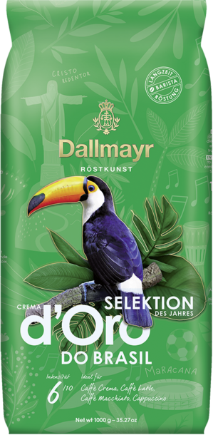 Dallmayr Selektion des Jahres Do Brasil koffiebonen (8 x 1 Kilo)