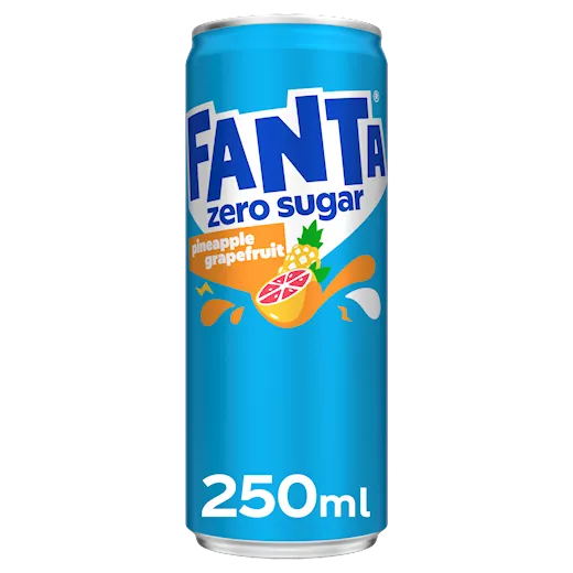 Fanta Pineapple Grapefruit Zero (12 x 0,25 Liter cans NL)