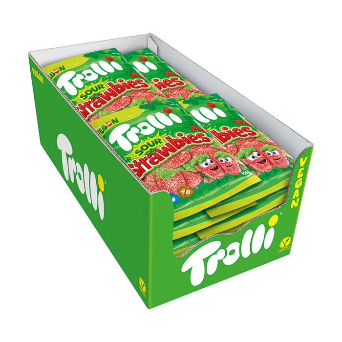 Trolli Sour Strawbies (21 x 150g)