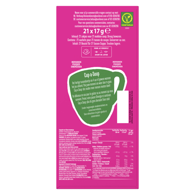 Knorr Cup a Soup Chinese Tomatensoep (21 x 17 g)