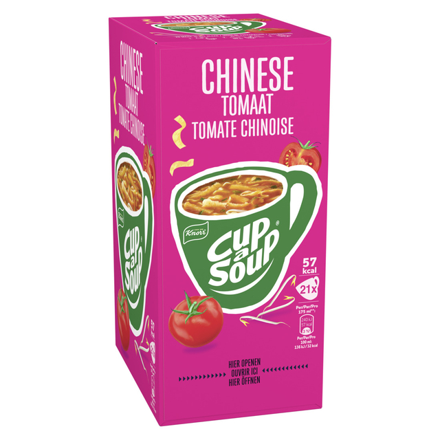 Knorr Cup a Soup Chinese Tomatensoep (21 x 17 g)