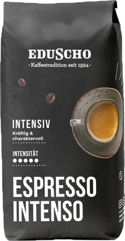 Eduscho Espresso Intenso koffiebonen (8 x 1 kilo)
