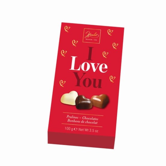 Hamlet Belgische Pralines "I Love You" (100g)