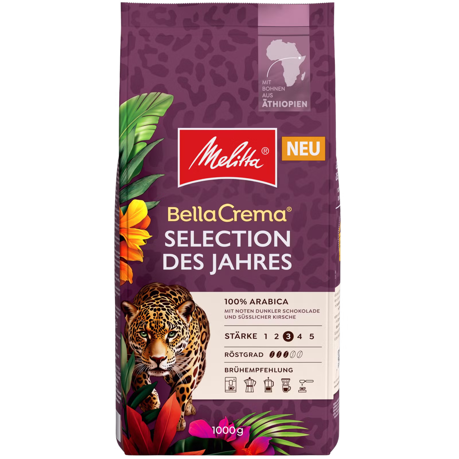 Melitta Bella Crema Selection des Jahres 2026 koffiebonen (8 x 1 Kilo)