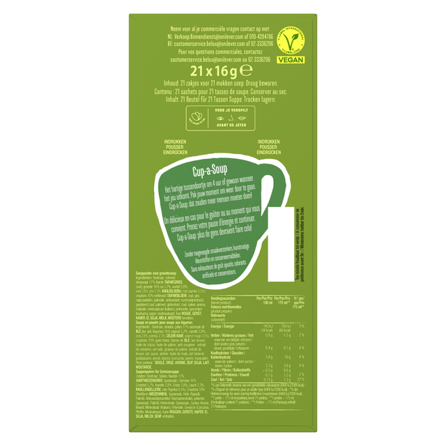 Knorr Cup a Soup Groentesoep (21 x 16 g)