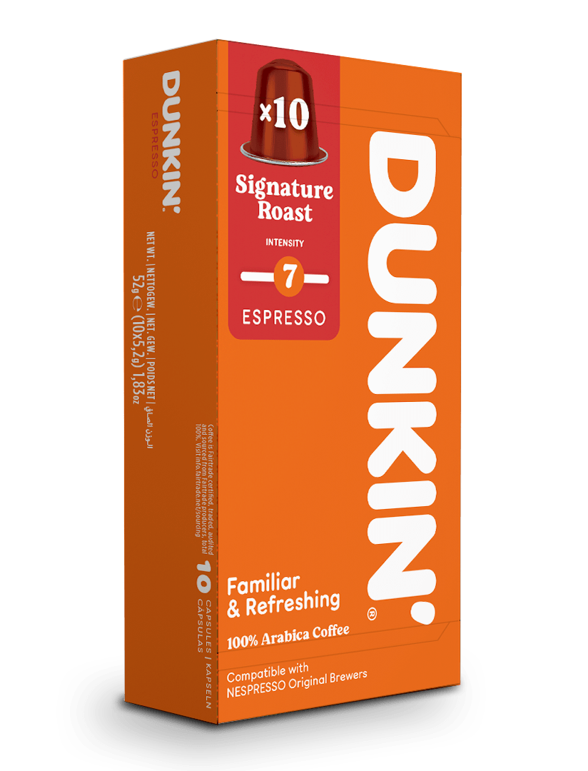 Dunkin' Signature Roast Nespresso Cups - 100 cups voor 100 kopjes koffie