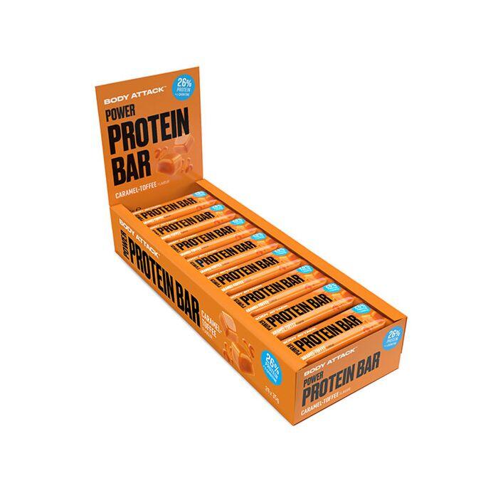 Body Attack Power Protein Bar Caramel Toffee (24 x 35g)