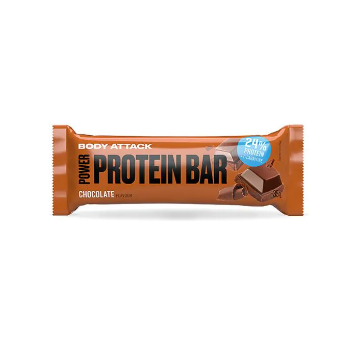 Body Attack Power Protein Bar Chocolate (24 x 35g)