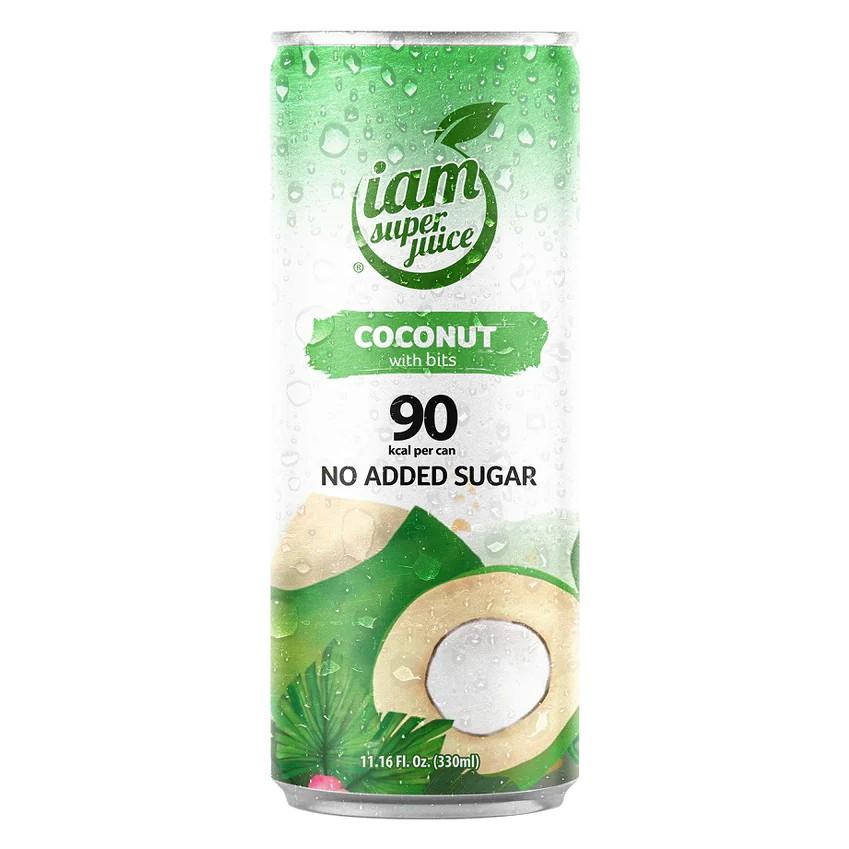 I am Superjuice Coconut (12 x 0,33 Liter blik NL) Kokosnoot