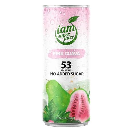 I am Superjuice Pink Guava (12 x 0,33 Liter blik NL)