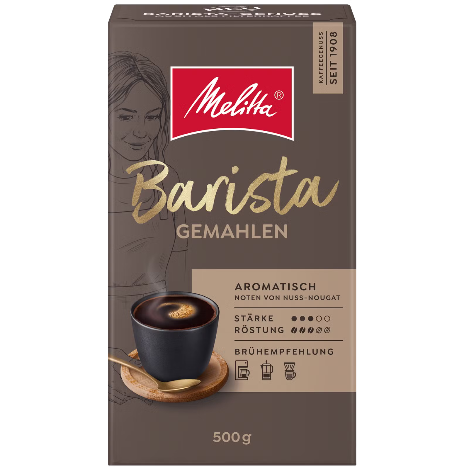 Melitta Barista Gemalen Koffie (12 x 500g)