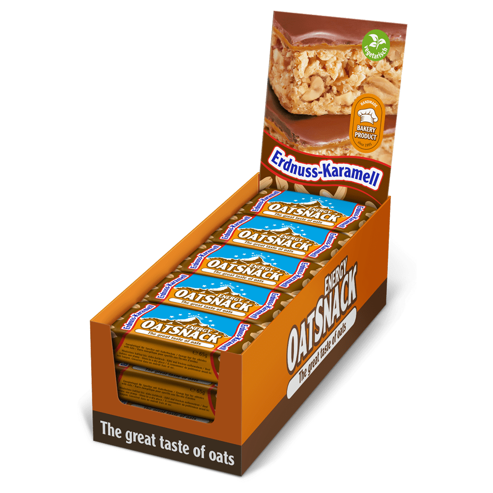 EnergyOatSnack Pinda Karamel (15 x 65g)