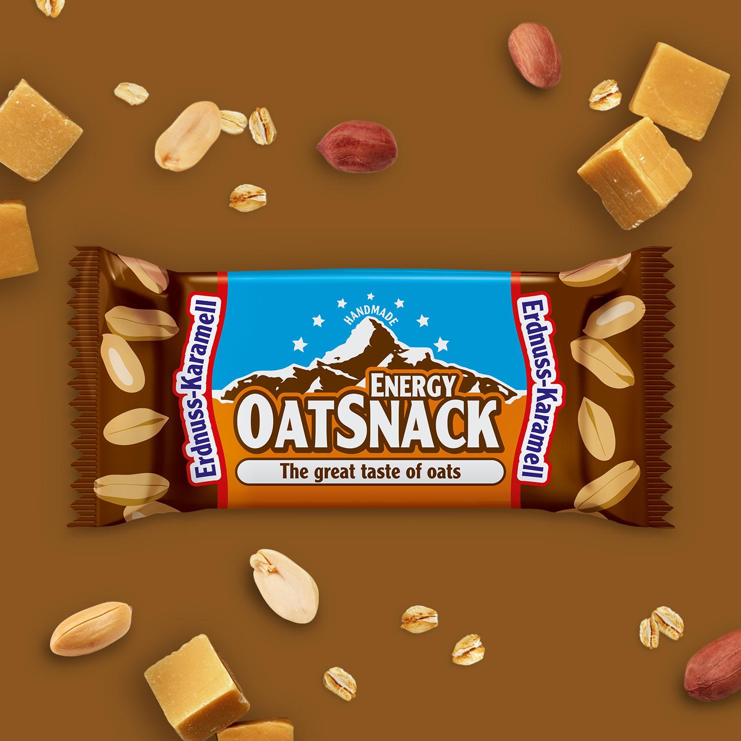 EnergyOatSnack Pinda Karamel (15 x 65g)