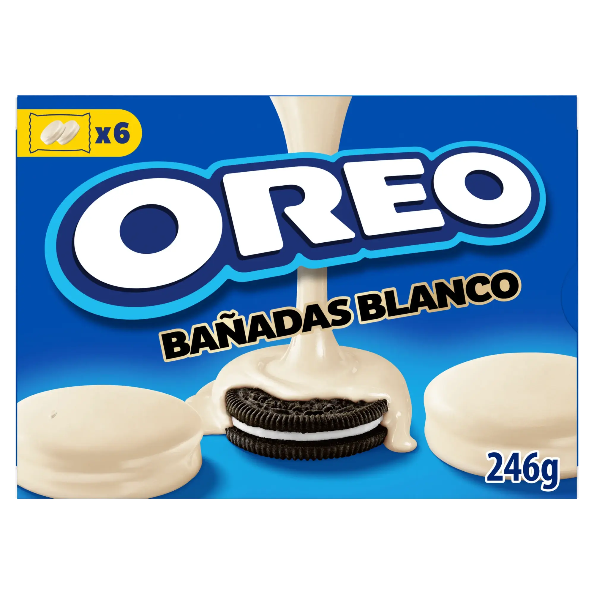 Oreo Bañadas Blanco (10 x 246g) Covered Wit