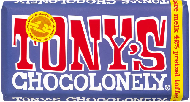 Tony's Chocolonely Donkere Melk Pretzel Toffee (15 x 180g)