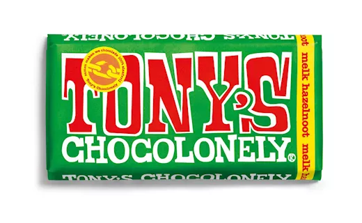 Tony's Chocolonely Melk Hazelnoot 180g