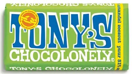 Tony's Chocolonely Puur Amandel Zeezout 180g