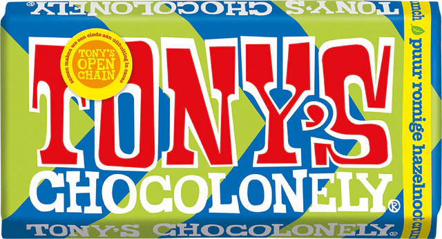 Tony's Chocolonely Dunkle Cremiger Haselnuss Crunch (15 x 180g)