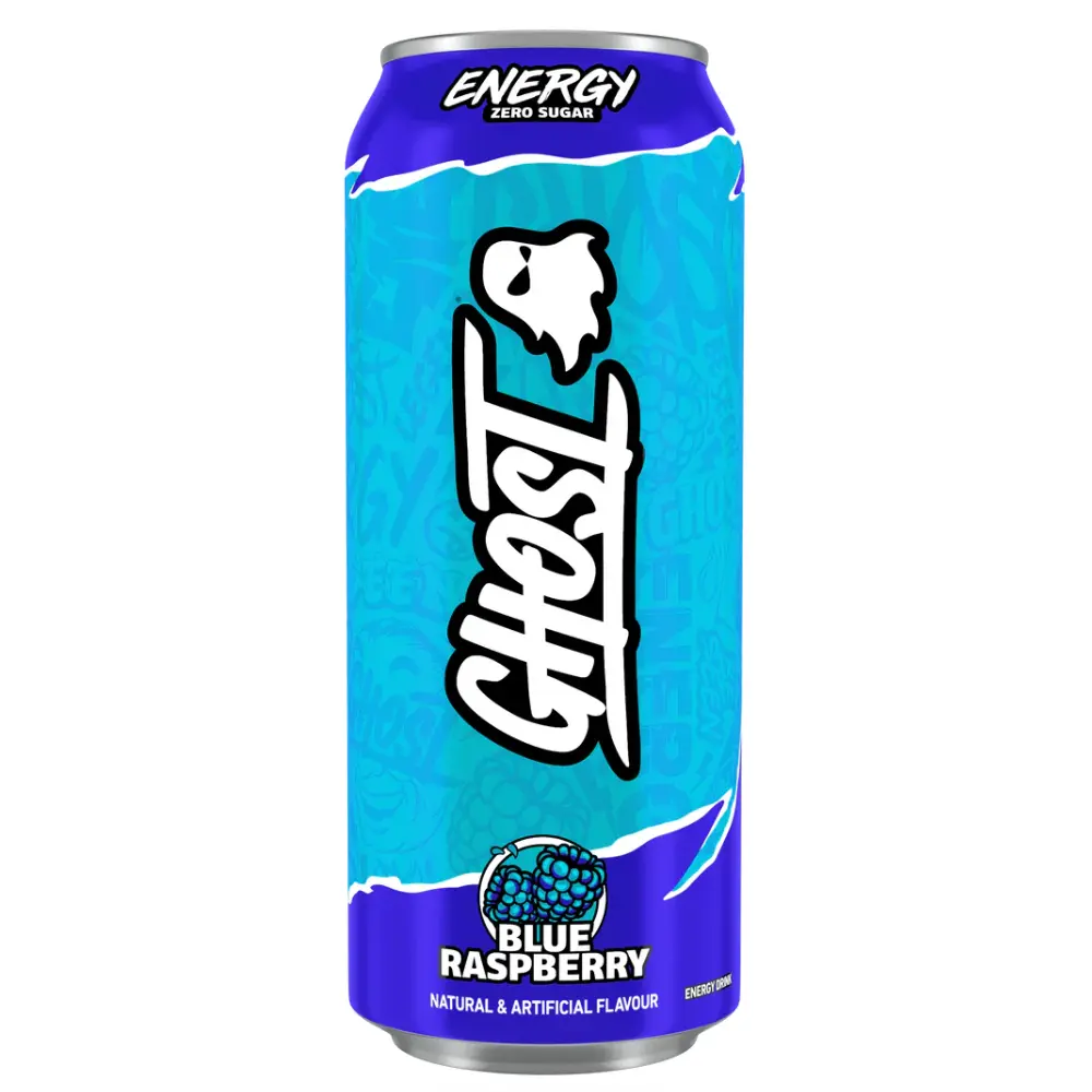 Ghost Energy Blue Raspberry Zero (12 x 0,5 Liter blik)