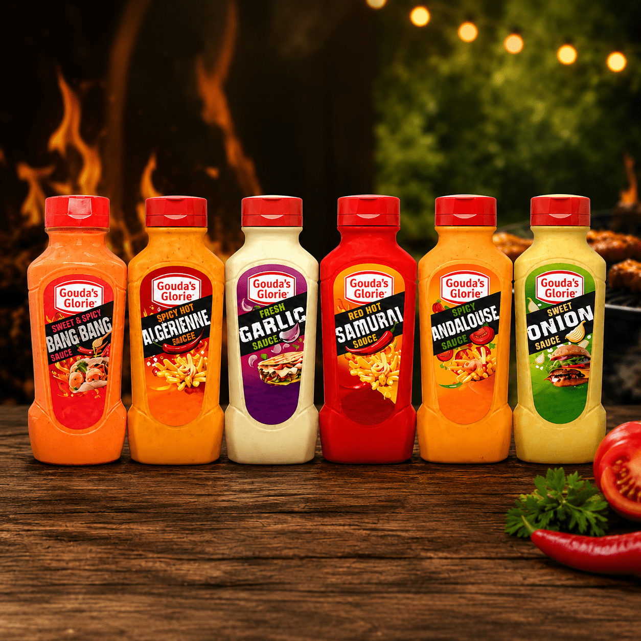 The Ideal BBQ Sauce Pack (6 x 550 ml)