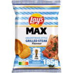 Lay's Max Argentinian Style Grilled Steak Chips (10 x 185g) WK-Special Kopen