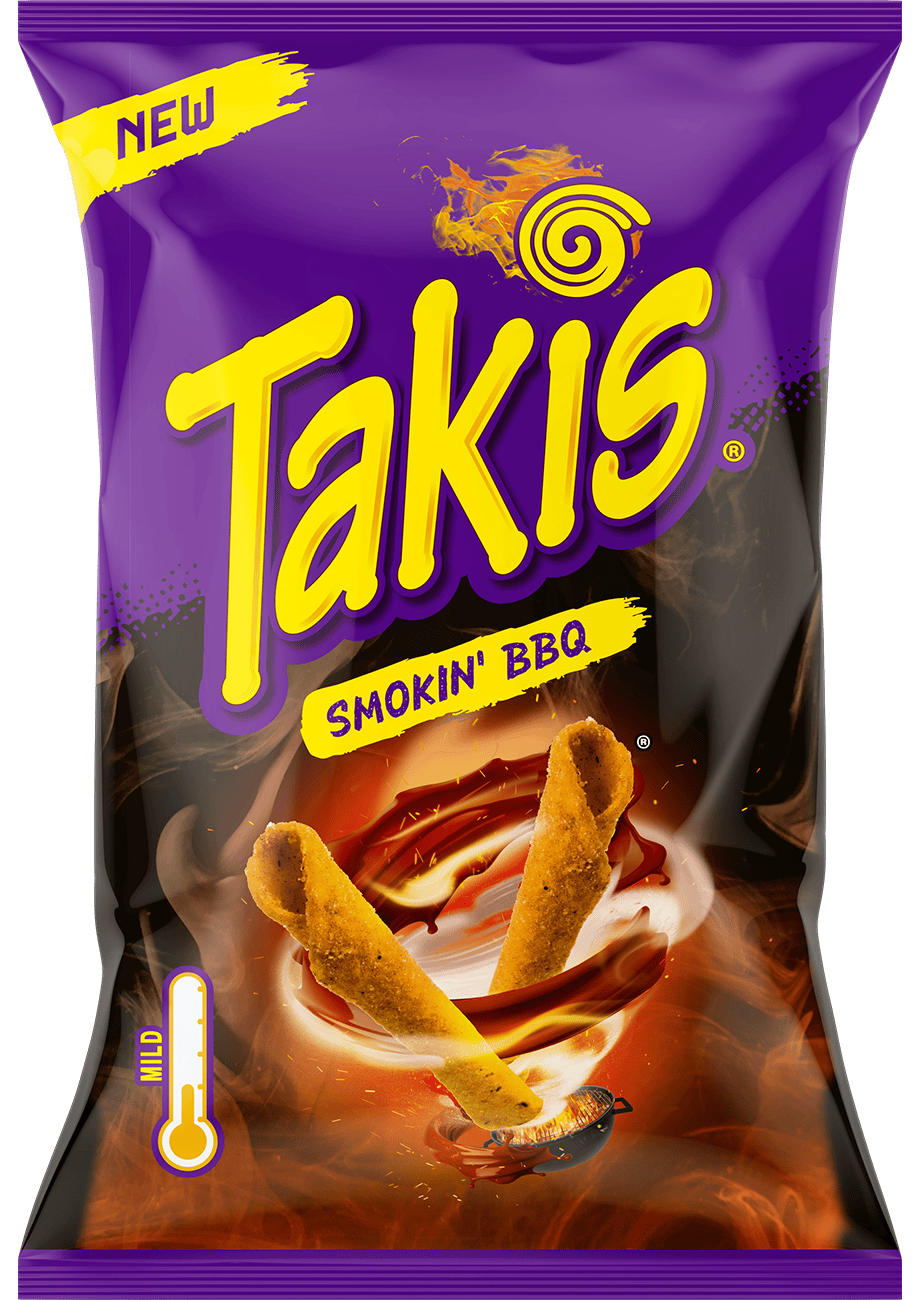 Takis Smokin' BBQ Tortilla Chips (18 x 100g)