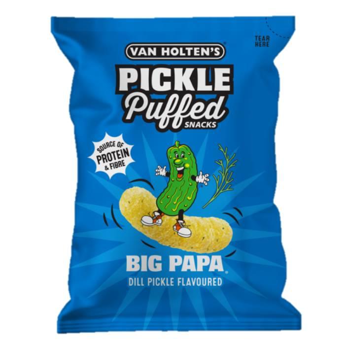 Van Holten's Pickle Puffed Snacks Big Papa (10 x 90g)